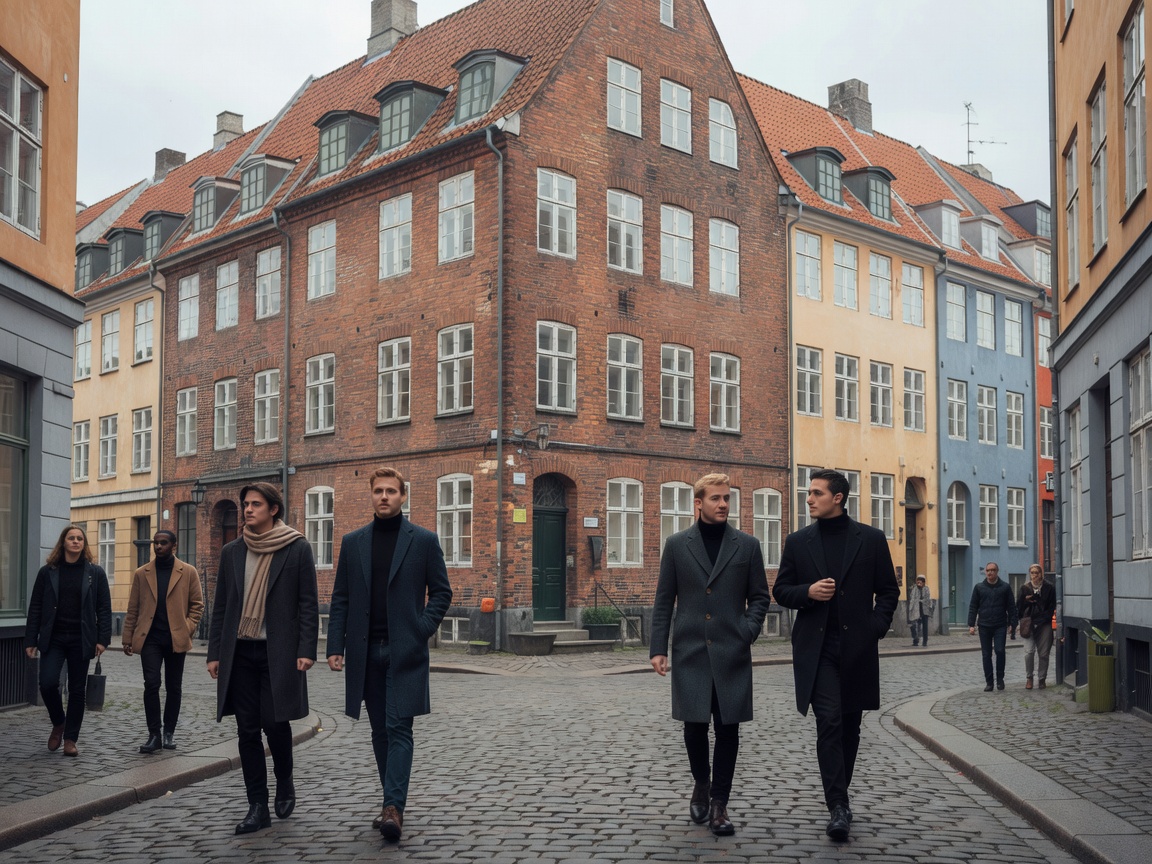 Copenhagen Street Architecture and Urban Street Style
