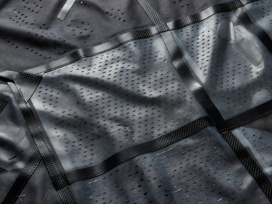 Technical Streetwear Fabric Membrane Close Up